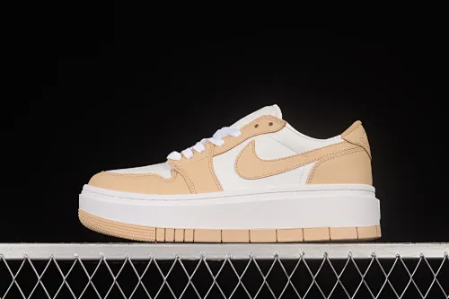 All categories Air Jordan Jordan series basketball shoes Air Jordan 1 Low Air Jordan 1 Elevate Low SE "Wolf Grey" Little AJ thick-soled retro basketball shoes DH7004-102